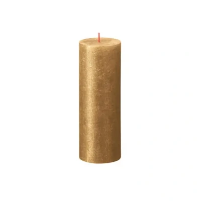 Afbeelding van Stompkaars Shimmer 190/68 Gold Bolsius