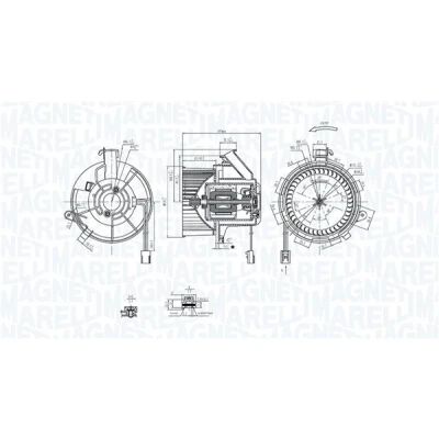 Afbeelding van Magneti Marelli Kachelventilator 069412290010