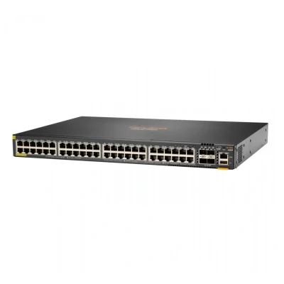 Afbeelding van HPE Aruba Networking CX 6200F 48G Class4 PoE 4SFP+ 370W Managed L3 Gigabit Ethernet (10/100/1000) Power over (PoE) 1U