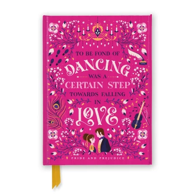 Afbeelding van Flame Tree Notebooks Jenny Zemanek: Pride &amp; Prejudice (Foiled Journal)