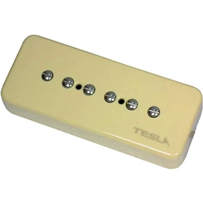 Afbeelding van Tesla P90CB Pickup VR P90 Bridge, crème