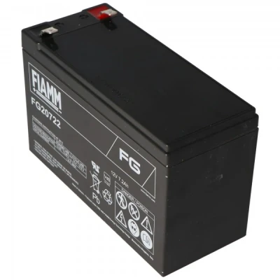 Afbeelding van Fiamm FG20722 batterij 12 volt, 7,2 Ah met 6,3 mm stekkercontacten