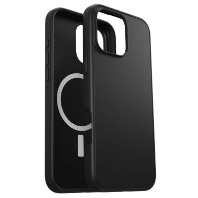 Afbeelding van Otterbox Symmetry Mag iPhone 16 Pro Max Hoesje zwart