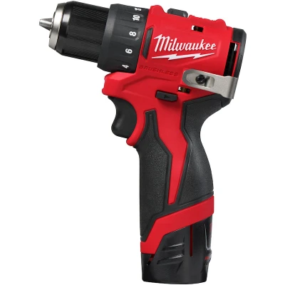 Afbeelding van MILWAUKEE M12 BLDDRC 202C accu schroefboormachine 40Nm in koffer (2x 2,0Ah + lader) 4933499686