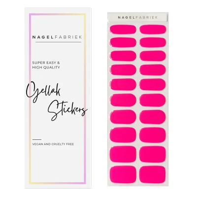 Afbeelding van Nagelfabriek Gellak Stickers Hot Pink!