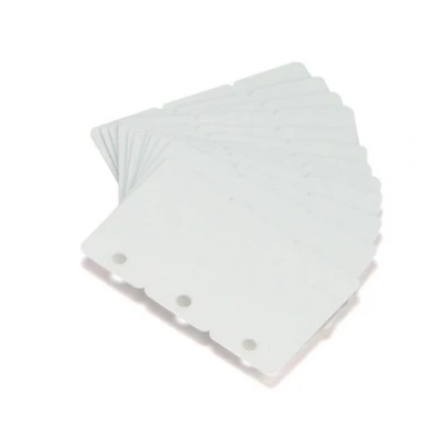 Afbeelding van Zebra 104523 020 Premier PVC Driedelige Kaart Wit