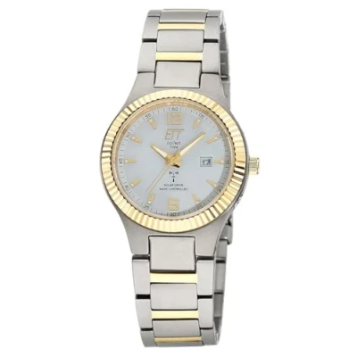 Afbeelding van ETT Radiografisch horloge Everest Lady Horloge, solar, dameshorloge, analoog, automatische kalender, dag