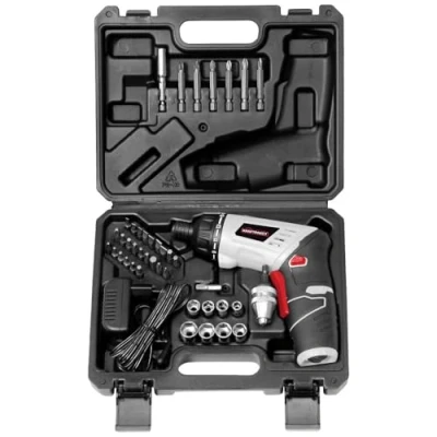 Afbeelding van Dino KRAFTPAKET Multiplex 41 tlg 130226 Accu schroefmachine 3.6 V 1300 mAh Li ion Incl. accessoires