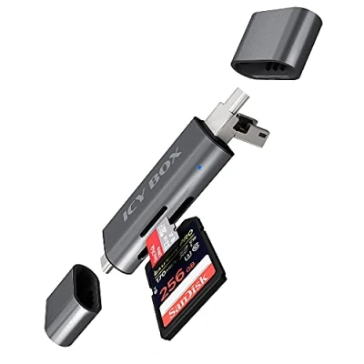 Afbeelding van ICY BOX IB CR201 C3 USB 3.2 kaartlezer