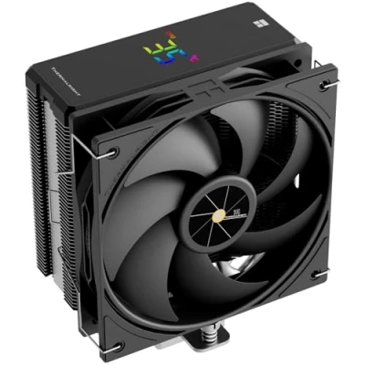 Afbeelding van Thermalright Assassin X 120R Digital Black CPU luchtkoeler, 2000 omw/min snelheid, 12 cm stille PWM ventilator, koeler, digitale schermafdekking, voor AM4/AM5, Intel LGA1700/1851/115X/1200,