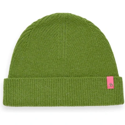 Afbeelding van SCOTCH &amp; SODA Dop Blend Rib Knit Beanie Mojito Groene