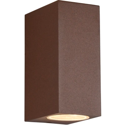 Afbeelding van Trio Leuchten Roya Wandlamp 2x GU10 Bruin