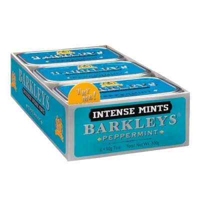 Afbeelding van Barkleys Classic Mints Peppermint, 6 tins, stuks (6 x 50 g)