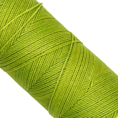Afbeelding van Linhasita gewaxt garen, 100 g/170 meter, 1 mm dik, polyester (appelgroen)