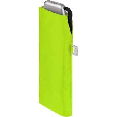 Afbeelding van Doppler Zakparaplu Carbonstaal Slim Uni handig formaat vederlicht 22 cm, lime punch, 90 cm