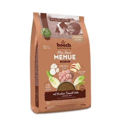 Afbeelding van Bosch HPC MENUE Mini Junior met kip voor dierenwelzijn droogvoer het kweken van kleine rassen 1 x kg