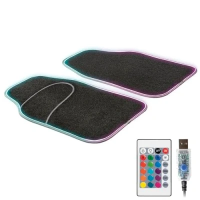 Afbeelding van LED Carpet Ambiente, Vloermatten met Band, Auto Vloertapijt Verlichting, Tapijt Verschillende Lichtfuncties