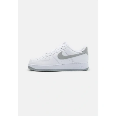 Afbeelding van Nike Sportswear AIR Force 1 &#039;07 Sneakers laag, Heren, Maat: 40, White/light smoke grey Leer en imitatieleer