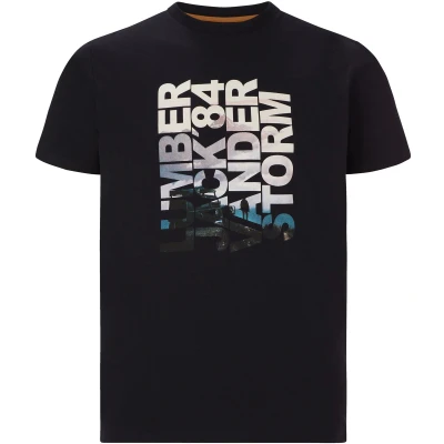 Afbeelding van Jan Vanderstorm Ranstein Tshirt print, Heren, Maat: Large, Schwarz
