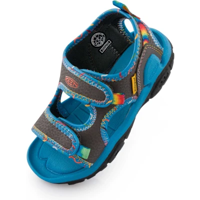 Afbeelding van KEEN Knotch Creek Open Toe Sandalen voor kinderen, uniseks, meerkleurige magneet tie dye, 23 EU