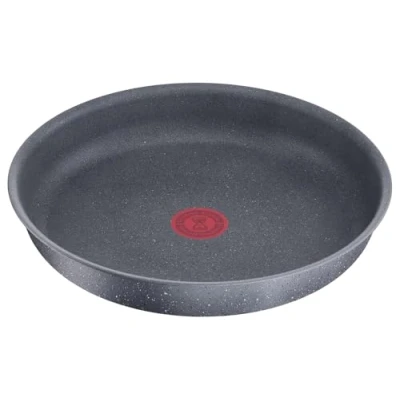 Afbeelding van Tefal Ingenio Pan 24 cm, inductie, antiaanbaklaag, stapelbaar, vaatwasmachinebestendig, gemaakt in Frankrijk, Natural Force L3960402, zwart