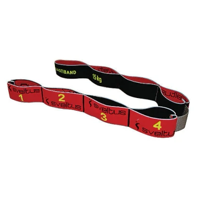 Afbeelding van Sveltus Elastiband 3 intensiteiten 95 Cm Rood + Poster