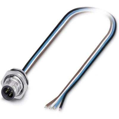 Afbeelding van Phoenix Contact 1419629 Sensor/actuator steekconnector M12 Aantal polen: 4 Stekker, inbouw 0.50 m 1 stuk(s)