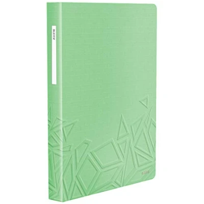 Afbeelding van Leitz A4 Display Book, 80 Zakken, 160 vel Capaciteit, Transparante Groen, Urban Chic Range, 46520050
