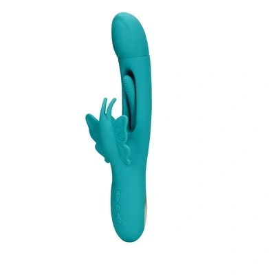Afbeelding van Flapping G Spot Butterfly Vibrator Peacock Blue
