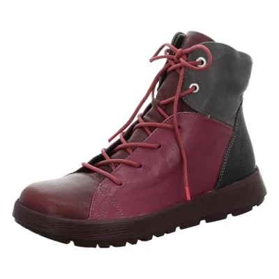 Afbeelding van THINK! COMODA chroomvrij gelooide scheerwol sneeuwlaarzen, 5010 chianti/combi, 39 EU, Chianti combi, EU