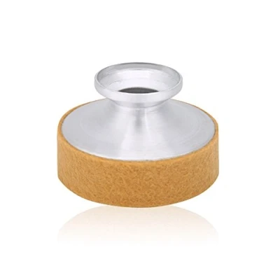 Afbeelding van Soprano Saxophone Mute, Aluminum Alloy Dampener Sax Mute Practice Alto Noise Remove Silencer (Apricot)