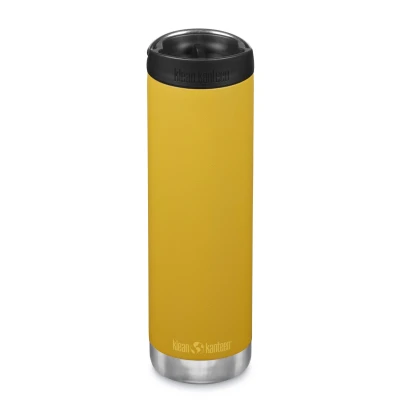 Afbeelding van Klean Kanteen TKWide thermosfles met koffiedop 592 ml geel