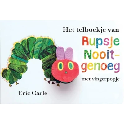 Afbeelding van Het telboekje van Rupsje Nooitgenoeg (met vingerpopje)
