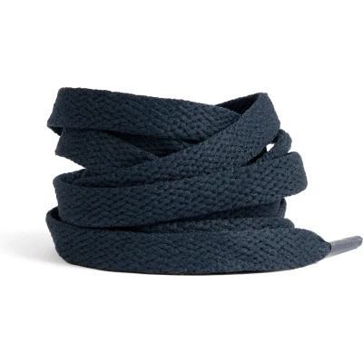 Afbeelding van GBG Sneaker Veters 120CM Marine Blauw Navy Blue Schoenveters Laces Platte Veter