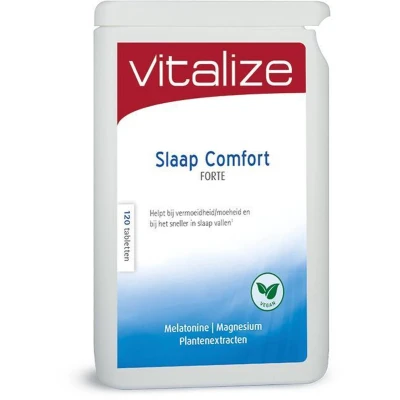 Afbeelding van Vitalize slaap Comfort Magnesium Complex 120 tabletten Helpt bij de vermindering van vermoeidheid en moeheid het sneller in te vallen