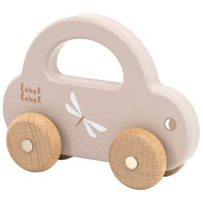 Afbeelding van Label Nougat Houten Speelgoed Auto LLWT 34352
