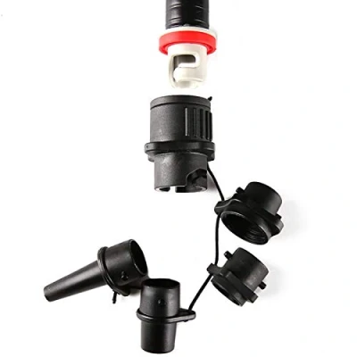 Afbeelding van pompadapter rubberboot ventieladapter, SUP Boston ventieladapter voor conventionele luchtpomp, luchtpompconverter luchtventiel adapter opblaasbare boot, vissersboten (stijl A)