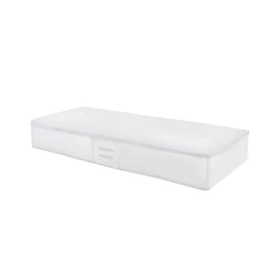 Afbeelding van Compactor opberghoes extra plat voor onder het bed, zwart, Transparant, polypropyleen en EVA, 48 x 100 H. 15 cm, RAN2980