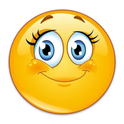 Afbeelding van easydruck24de Smiley Sticker Wimpers, voor laptop, notebook, deur, scooter, auto, weerbestendig