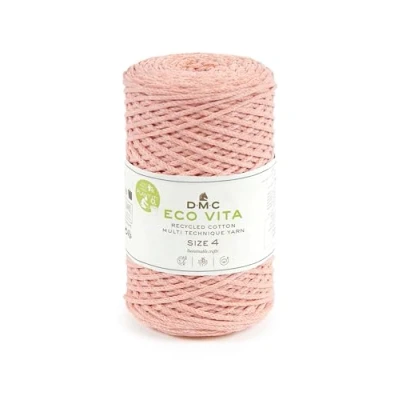 Afbeelding van DMC Nova Vita 4, Baby Roze Haak Breien Macramé Garen, 250g
