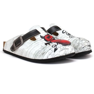 Afbeelding van Goby Brick Devil Dames Clogs Vegan Handmade Maat 40
