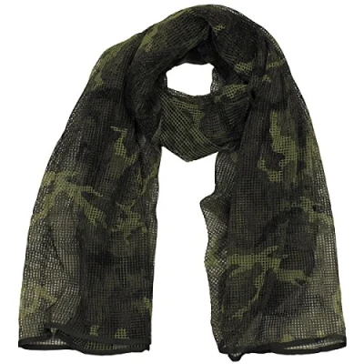 Afbeelding van MFH Mesh sjaal camouflage 190 x 90 cm halsdoek hoofddoek camouflage, M 95 Cz Tarn, XXL