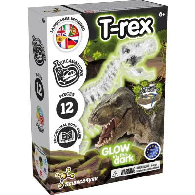 Afbeelding van Science4you Excavation T Rex Glow in the Dark