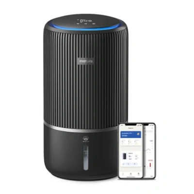 Afbeelding van Philips 3400 serie 2 in 1 luchtreiniger en luchtbevochtiger, HEPA NanoProtect + actief koolstoffilter, hygiënische bevochtiging met 650 ml/u, CADR 300m3/u voor 78 m² (AC3421/13)