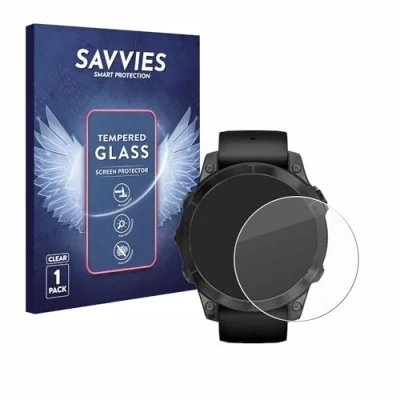 Afbeelding van Savvies Tempered Glass Screen Protector voor Garmin Epix Pro (Gen 2) (47 mm) 9H Gehard Glas Scherm Beschermer