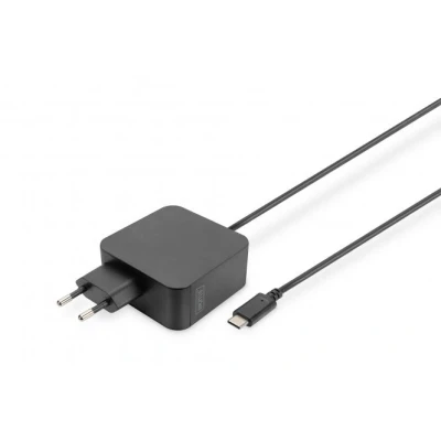 Afbeelding van DIGITUS Oplader 65 W Met USB C Oplaadkabel Snellader Power Delivery (PD 3.0) Voor MacBook Pro/Air, Lenovo, ThinkPad, HP, Dell, ASUS, Acer &amp; Mobiele Apparaten Zwart