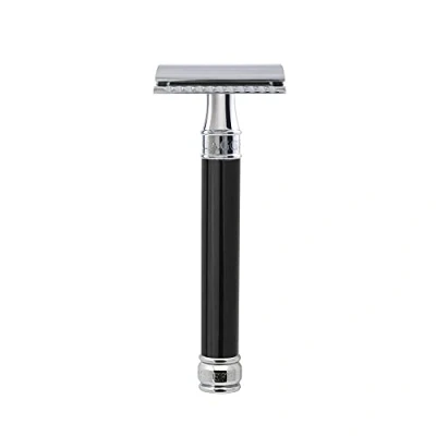 Afbeelding van Edwin Jagger double edge safety razor XL handvat zwart
