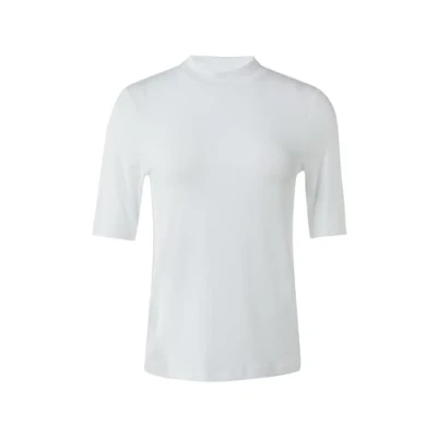 Afbeelding van comma casual identity Tshirt basic, Dames, Maat: 36, Weiß