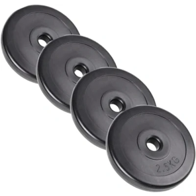 Afbeelding van A2Z SPORT 2,5 kg, 5 10 kg Halterschijven 30/31 mm Set Bumper Platen Gewichten Halterschijf Weight Plates 30 (verpakking van 2/4 stuks)