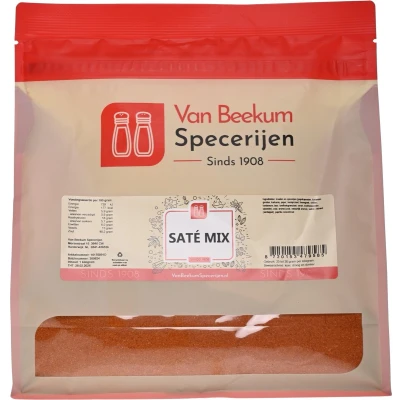 Afbeelding van Van Beekum Specerijen Saté Mix 1 kilo (hersluitbare stazak)